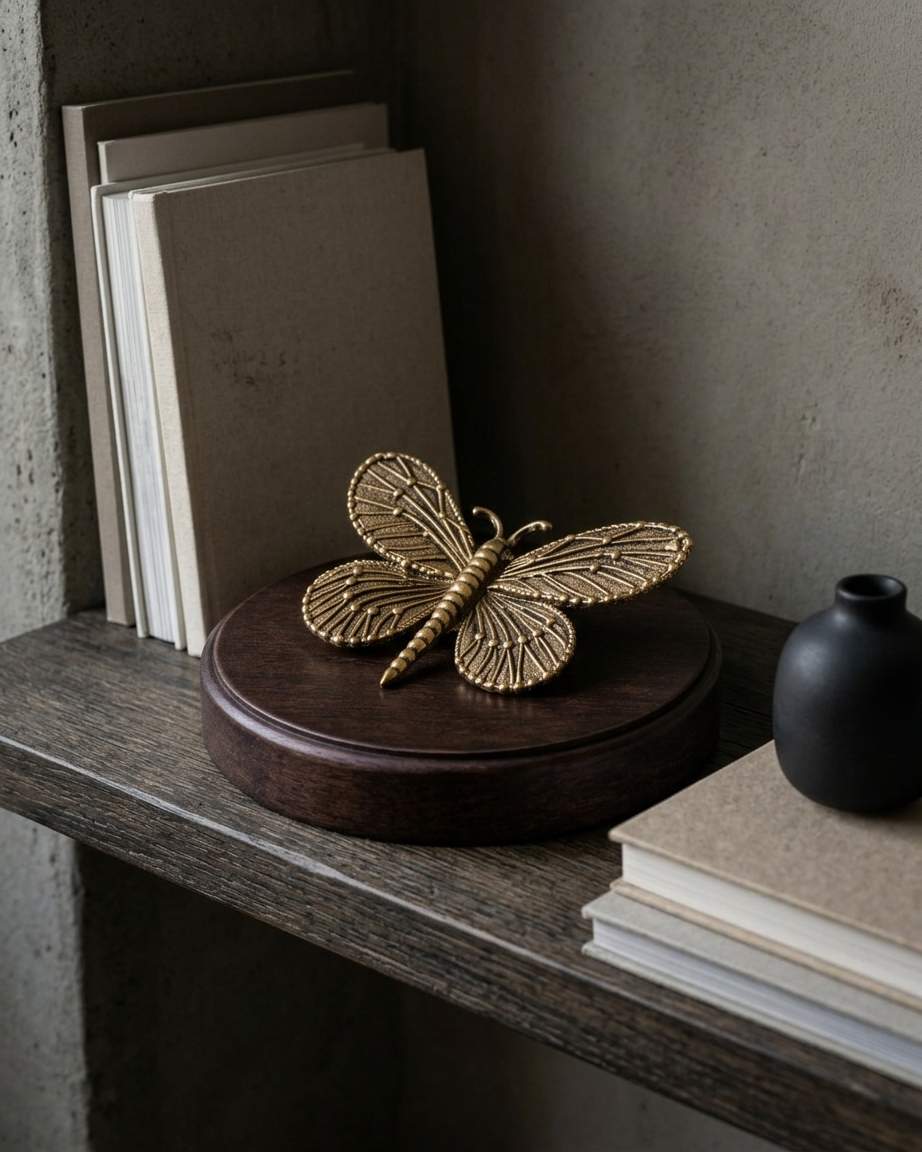 Butterfly — Dhokra brass figurine